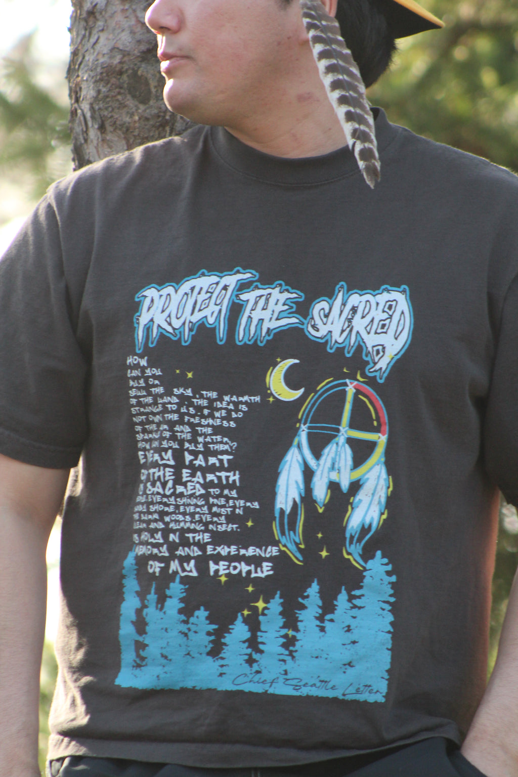 Letter from chief Seattle Crop Tee